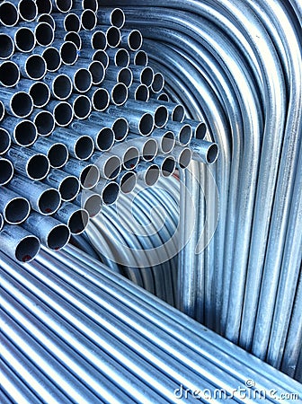 Electrical Conduit Stock Photo