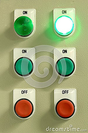 Electrical Control Cabinet. Stock Photo