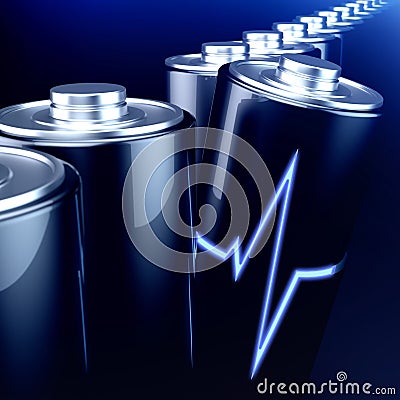 Electrical energy and power supply source concept Stock Photo