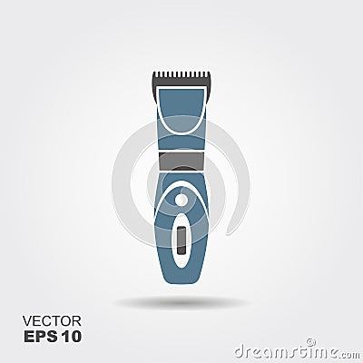 Electrical hair clipper or shaver vector illustration Vector Illustration