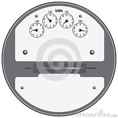 Electrical Meter Vector Illustration