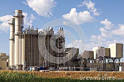 Electrical power plant Stock Photo