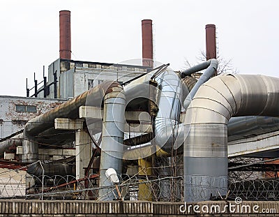 Electrical power station Stock Photo