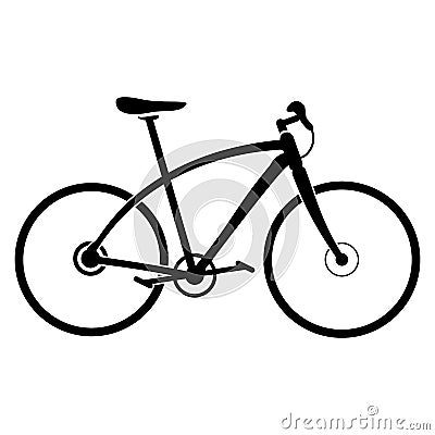 modern bike Vector Illustration