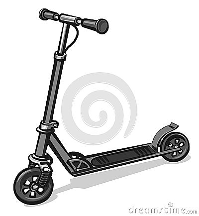 Electrical scooter Vector Illustration