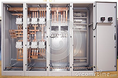 Electrical switchboard Stock Photo