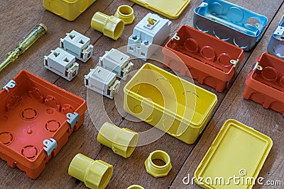 Electrical Tools for Construction Stock Photo