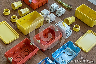 Electrical Tools for Construction Stock Photo