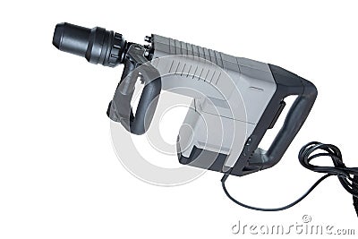 Electrical tools, pneumatic hammer shock punch for construction and repair Stock Photo