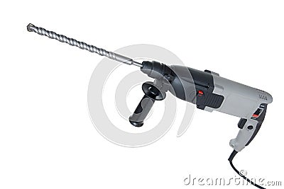 Electrical tools, pneumatic hammer shock punch for construction and repair Stock Photo