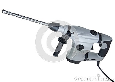 Electrical tools, pneumatic hammer shock punch for construction and repair Stock Photo