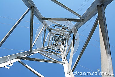 Electrical tower Stock Photo