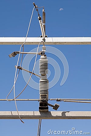 Electrical transformer Stock Photo