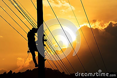 Electrician Stock Photo