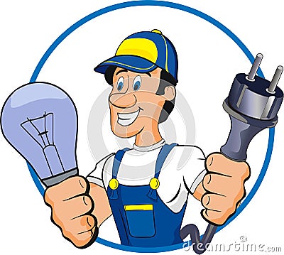 Electrician Vector Illustration