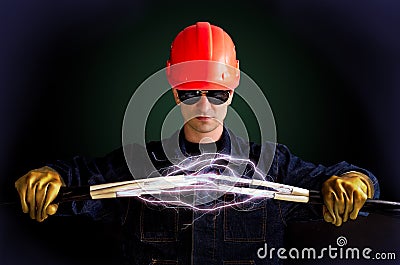 Electricians Stock Photo