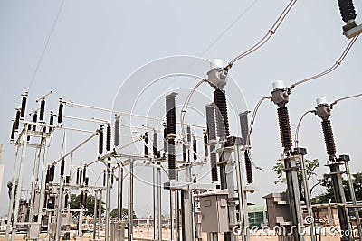 Electricity Authority Station, power plant Stock Photo