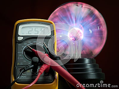 Electricity control Stock Photo