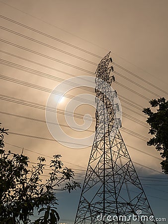 Electricity power station Stock Photo