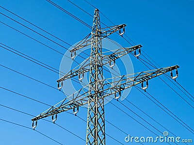 Electricity Pylon Stock Photo