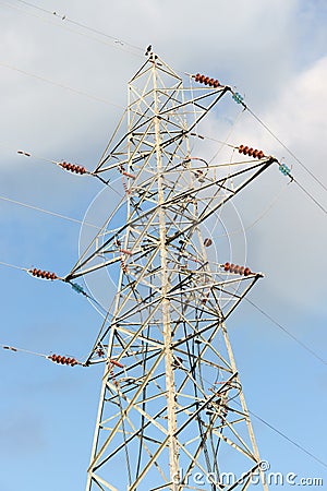 Electricity Pylon Stock Photo