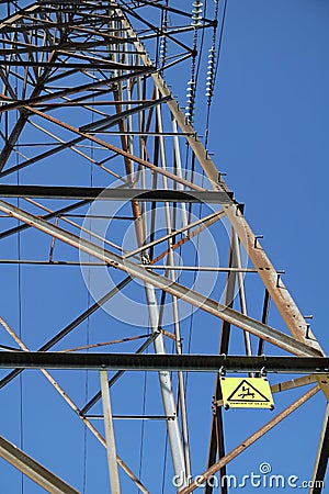 Electricity pylon / Transmission Tower Stock Photo