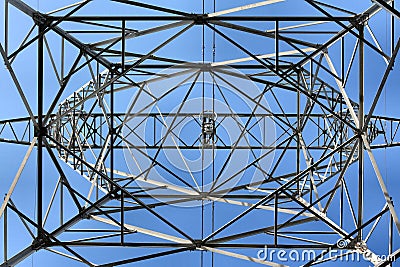 Electricity tower Stock Photo