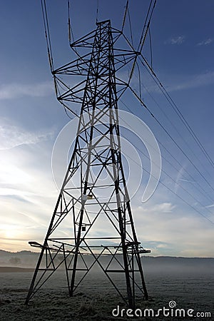 Electricty pylon Stock Photo