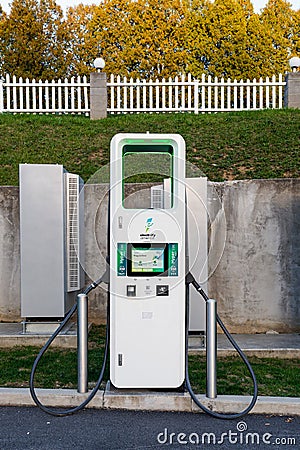 Electrify America charging station Editorial Stock Photo