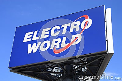 Electro World Editorial Stock Photo