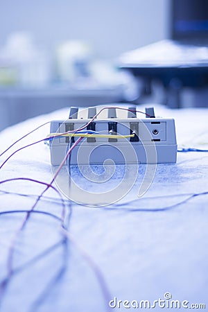 Electroacupunture acupunture machine Stock Photo