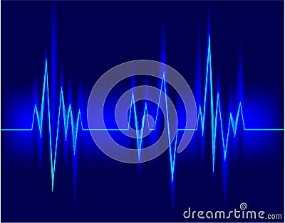 Electrocardiogram Vector Illustration