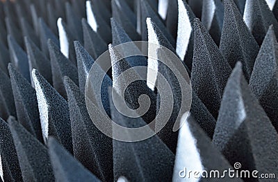 Electromagnetic shielding material Stock Photo