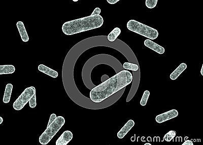 Electron Microscope view Stock Photo