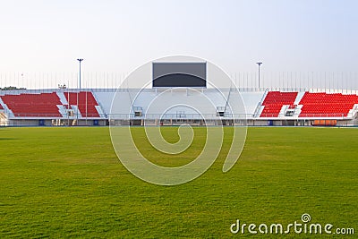 Electronic billboard display Stock Photo