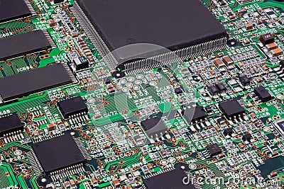 Electronic board Stock Photo