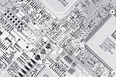 Electronic Board Stock Photo