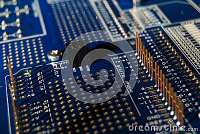 Electronic board for coding Stock Photo