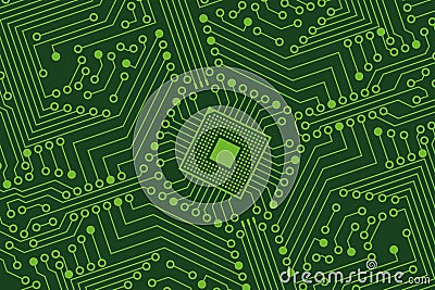 An electronic board. Vector Illustration