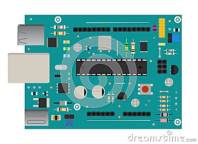 Electronic board Stock Photo