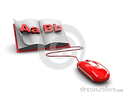 Electronic book Cartoon Illustration