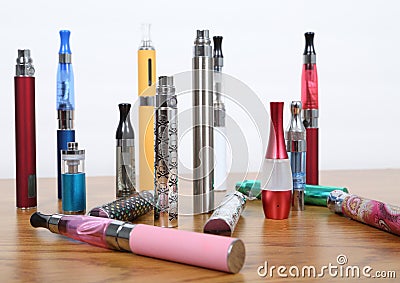 Electronic cigarettes Stock Photo