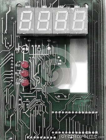 Electronic circuit Stock Photo