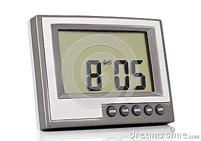 Electronic clock Stock Photo