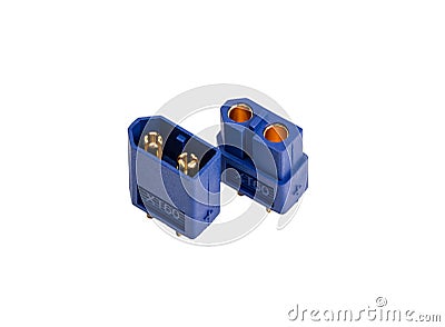 Electronic collection - Low voltage powerful connector industrial standard - XT60 Stock Photo