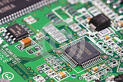 Electronic Component Stock Photo