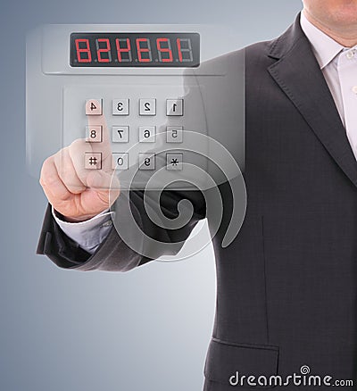 Electronic control and coding Stock Photo