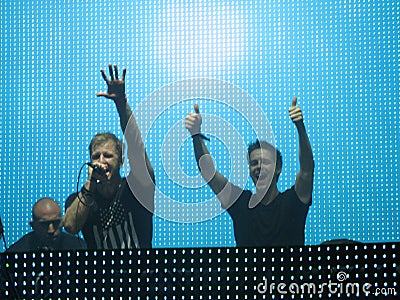 Electronic Dance Music DJs Editorial Stock Photo