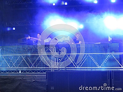 Electronic Dance Music DJs Editorial Stock Photo