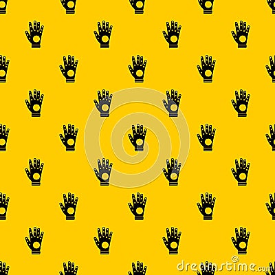 Electronic glove pattern vector Vector Illustration